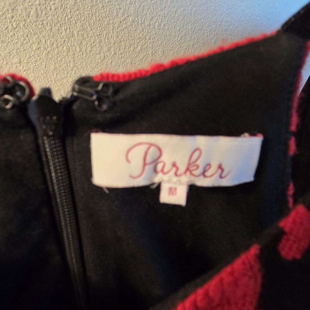 Parker Red and Black Halter Dress - Picture 3 of 4